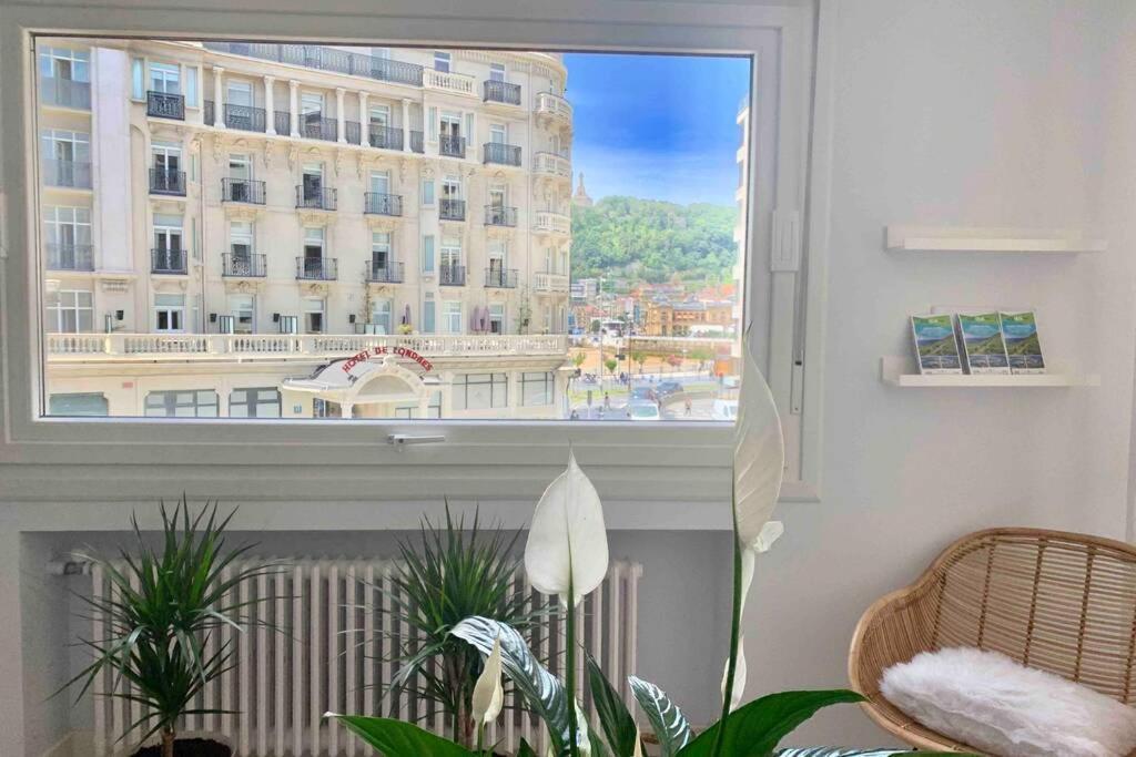 New Gorgeous Central Apartment - Beachfront - 3 Bd San Sebastián Exterior foto